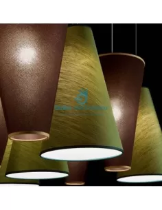 Light 4 SODWMA aqua lampshade down brown earth